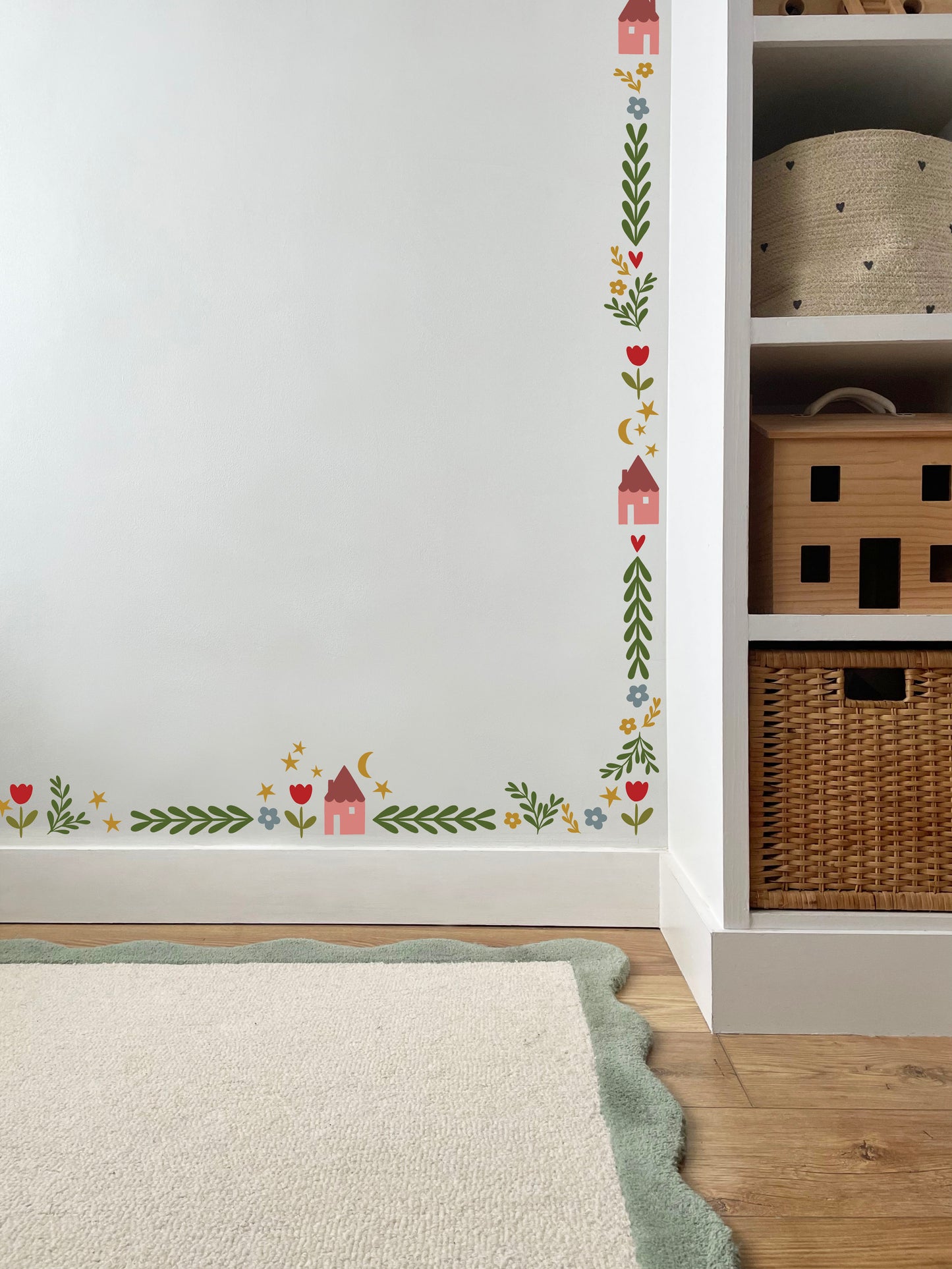Folk House Wall Stickers - Eco-Friendly, Removable & Reusable Decals for Kids' Bedrooms, Playrooms & Nurseries (Copy)