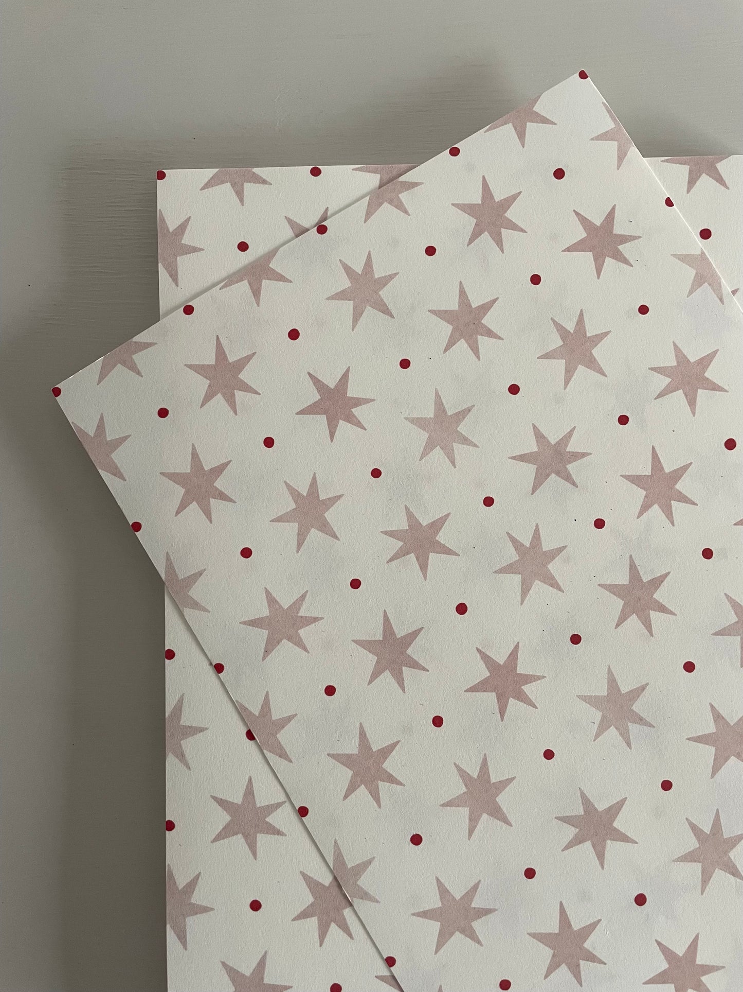 Stars & Spots Luxury Wallpaper for Kids ~ Blush