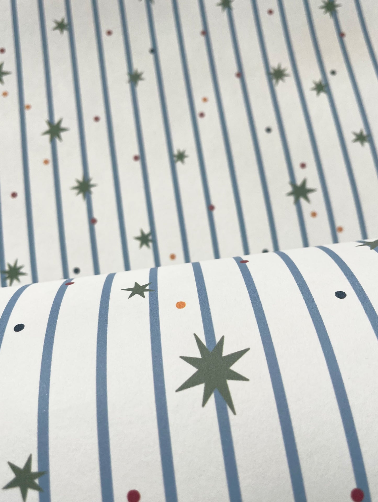 Stars & Stripes Luxury Wallpaper for Kids ~ Puddle