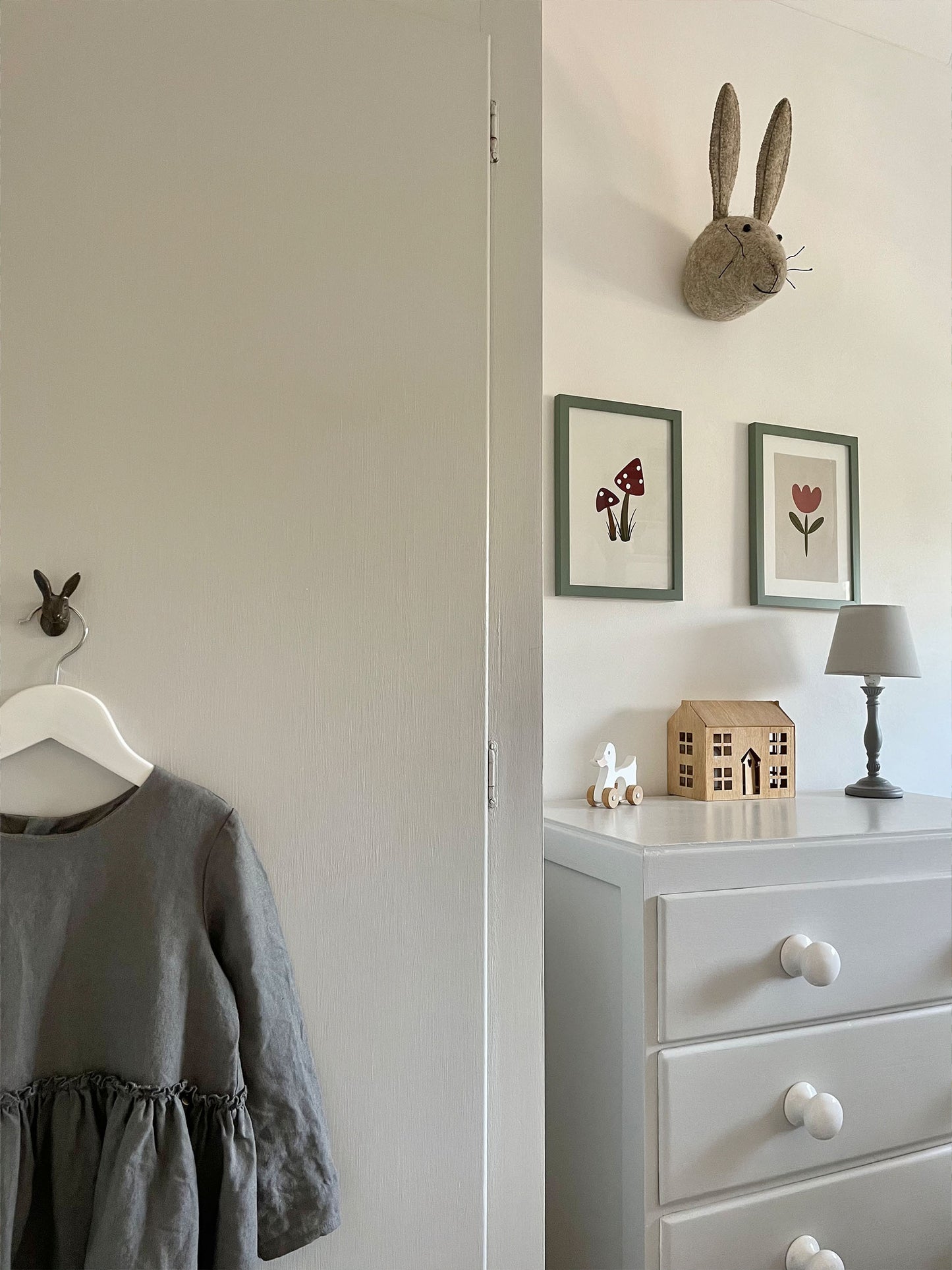 Tulip Flower Children's Nursery Wall Art Print