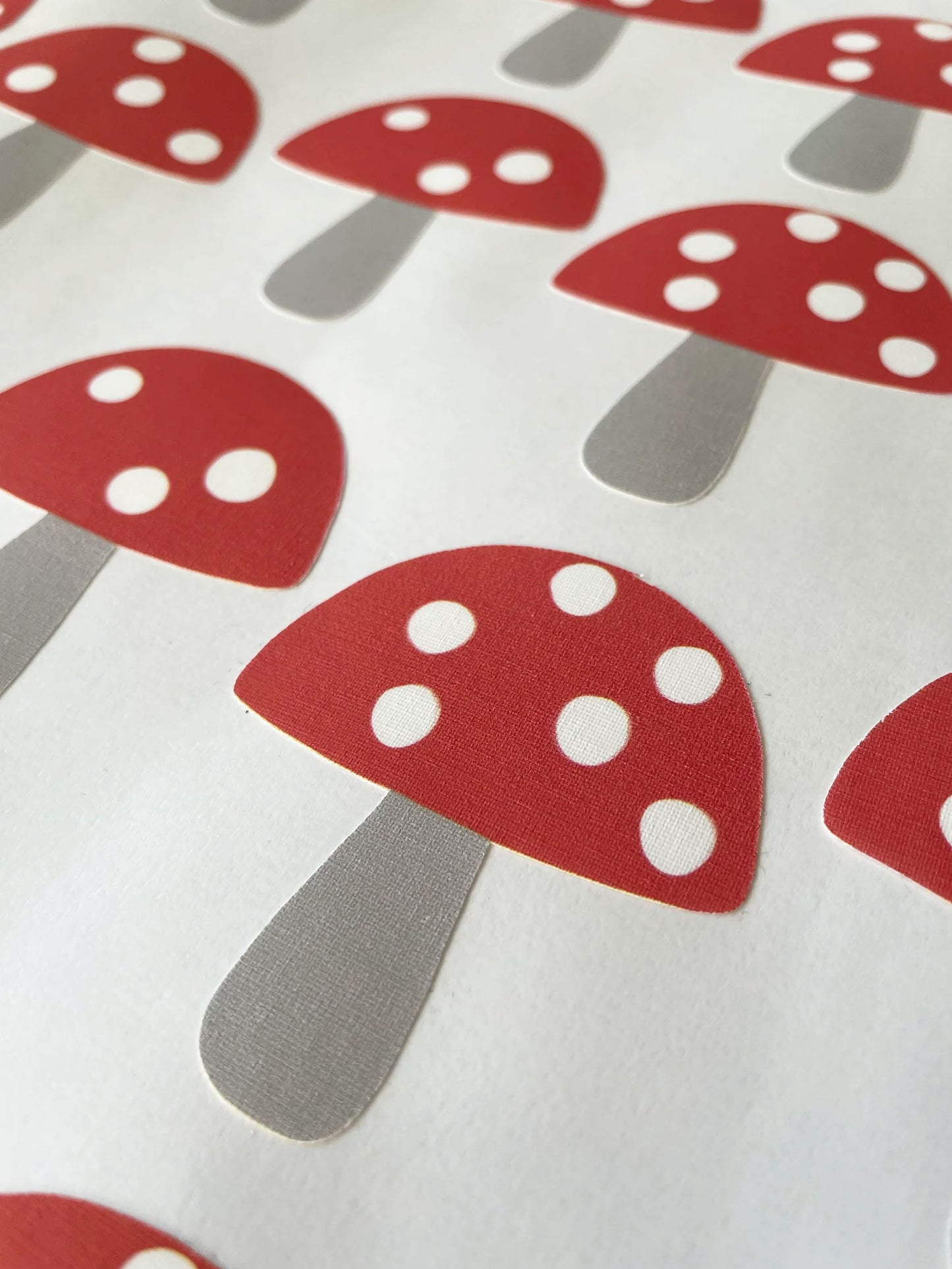 Toadstool Wall Stickers - Eco-Friendly, Removable & Reusable Decals for Kids' Bedrooms, Playrooms & Nurseries