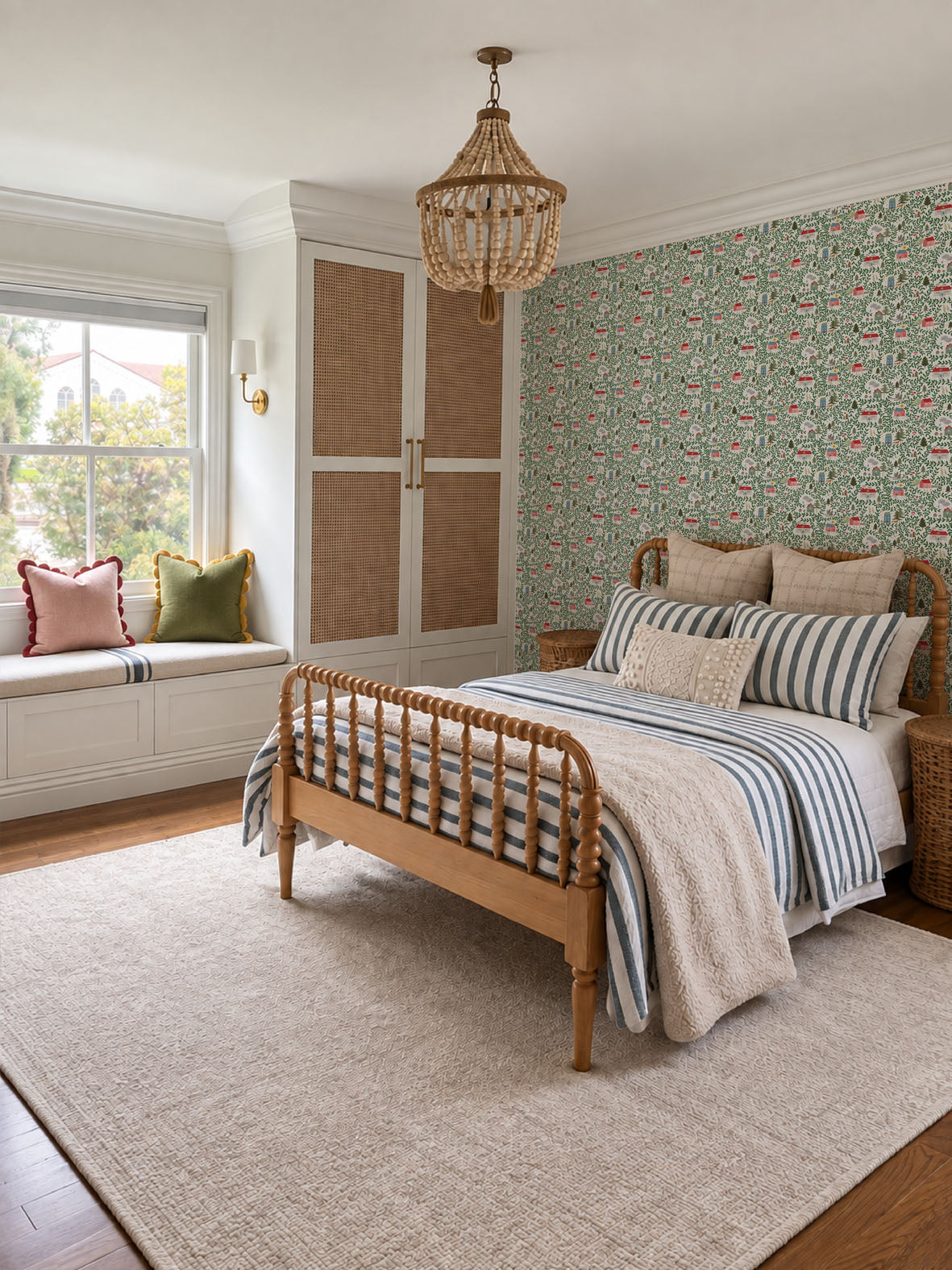 English Country Cottages Luxury Wallpaper for Kids
