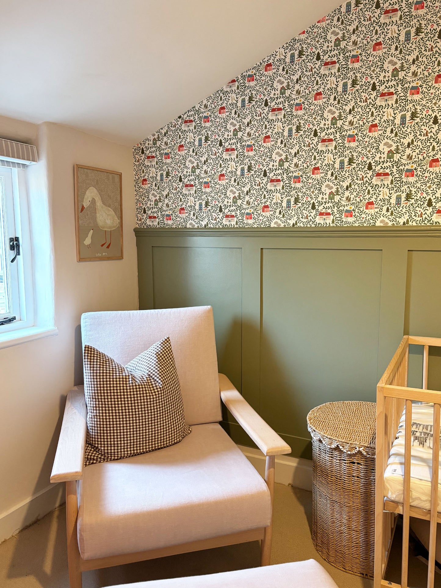 English Country Cottages Luxury Children's Wallpaper