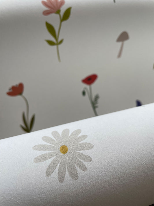 Forest Flowers Luxury Children's Wallpaper