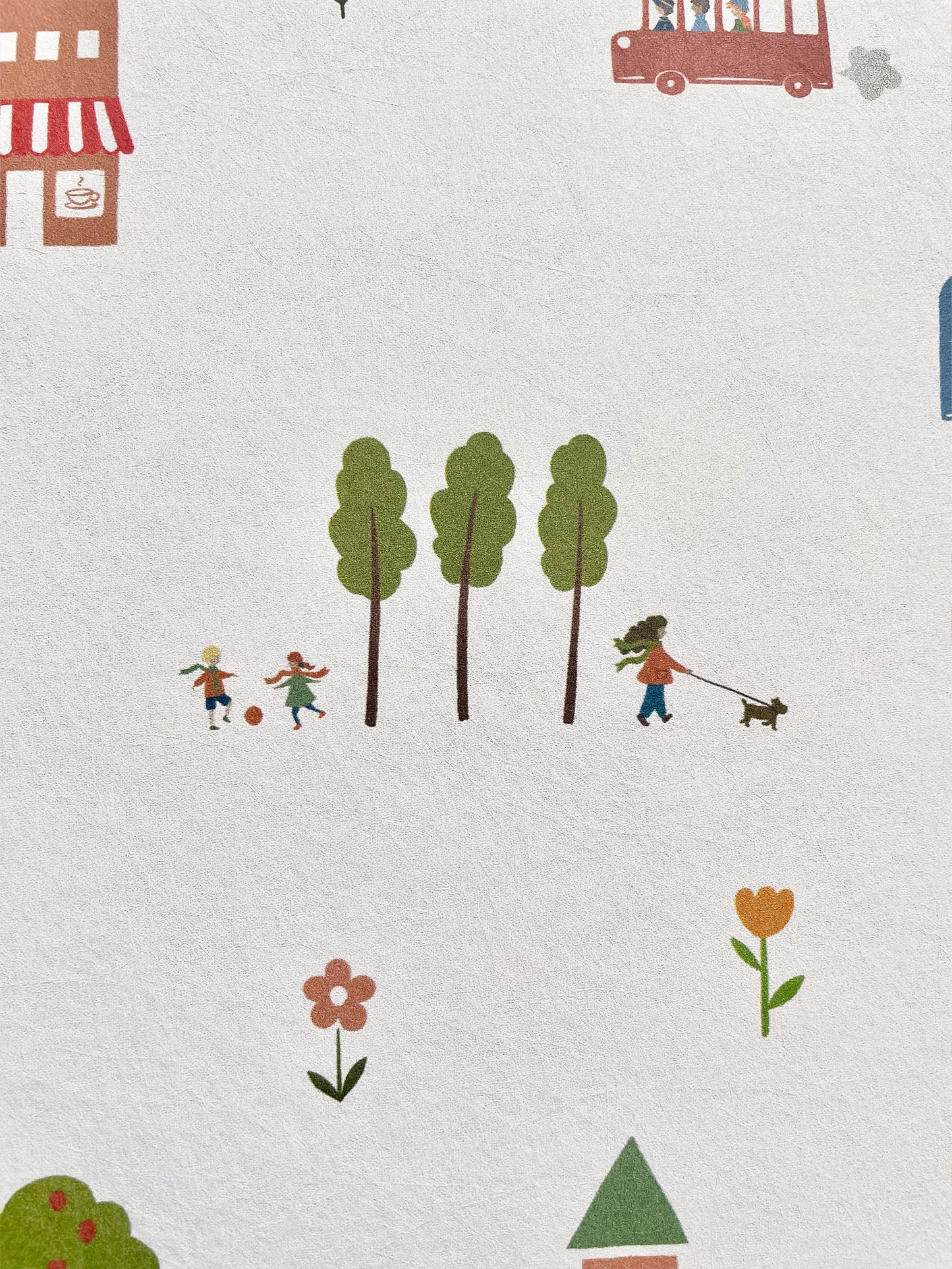 Little Town Luxury Children's Wallpaper