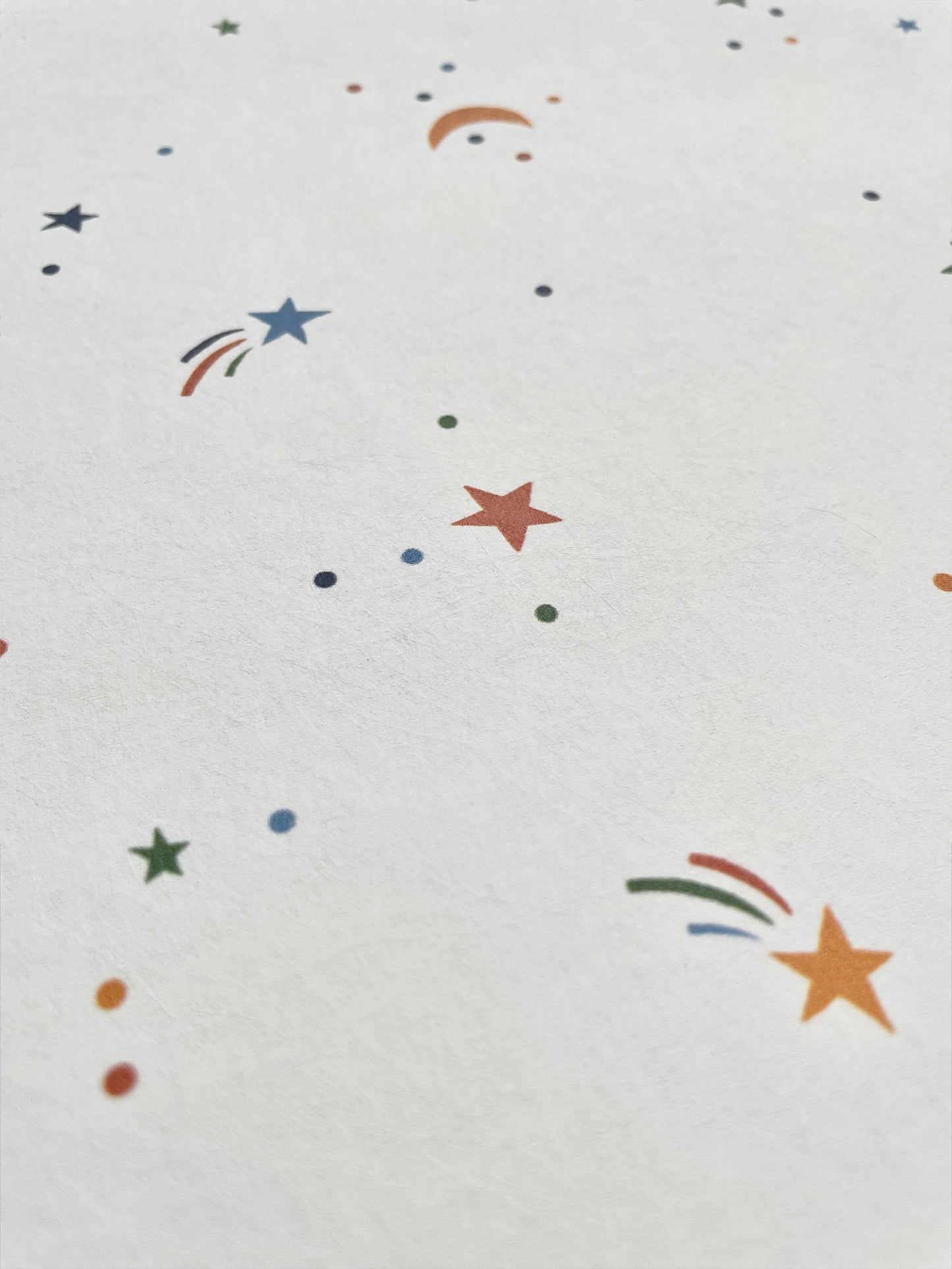 Moons & Stars Luxury Children's Wallpaper ~ Multi