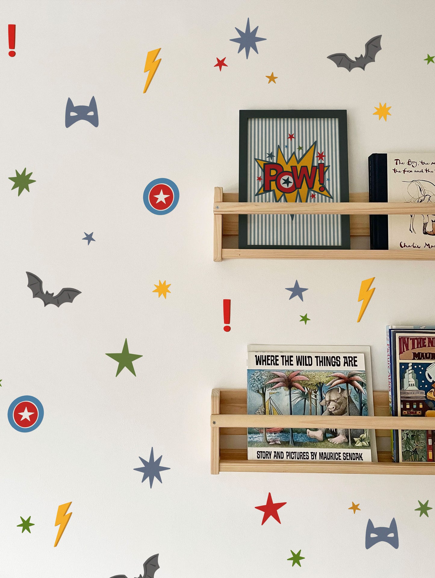 POW Retro Comic Kids Nursery Wall Art Print