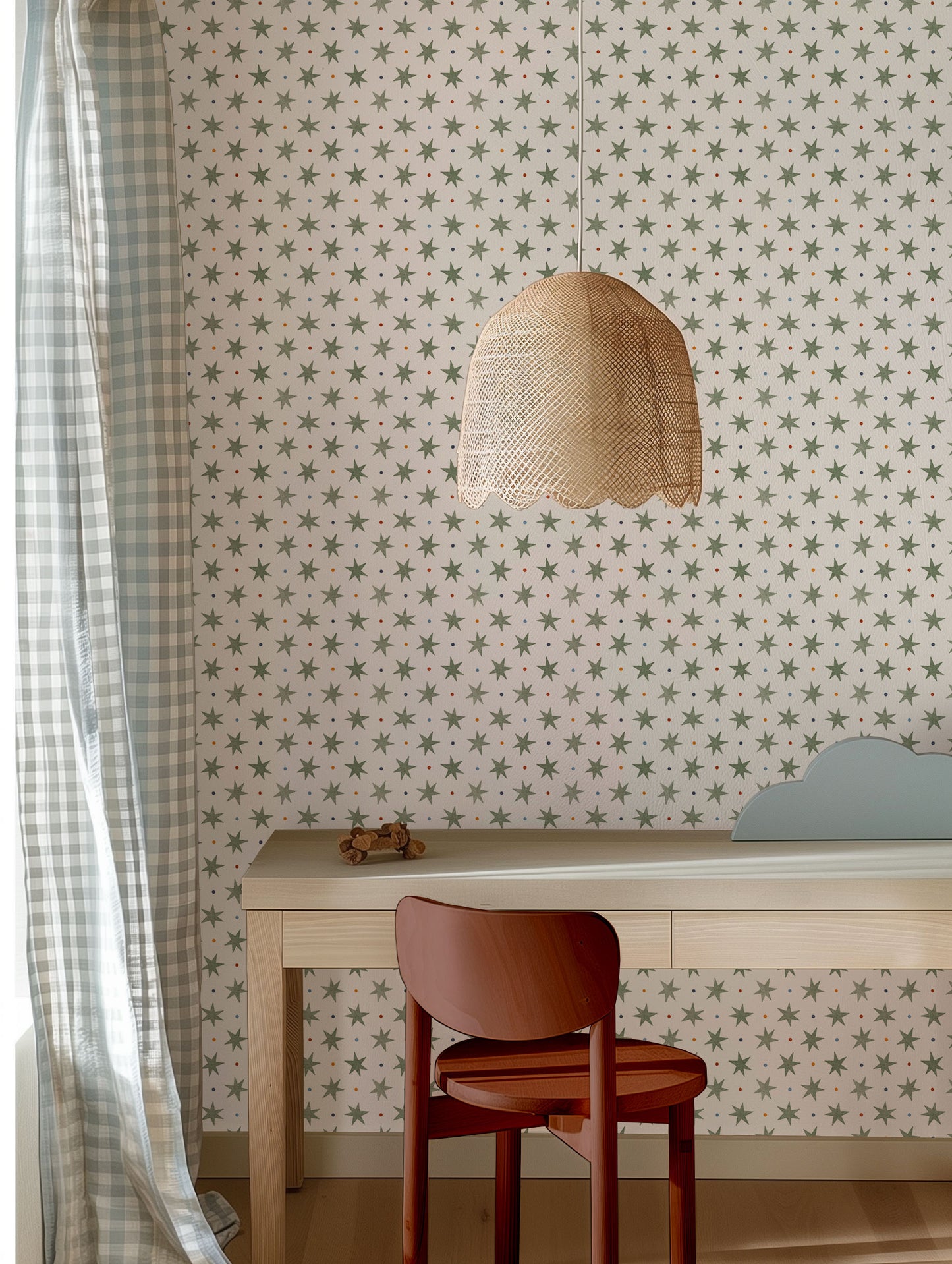Stars & Spots Luxury Wallpaper for Kids ~ Puddle