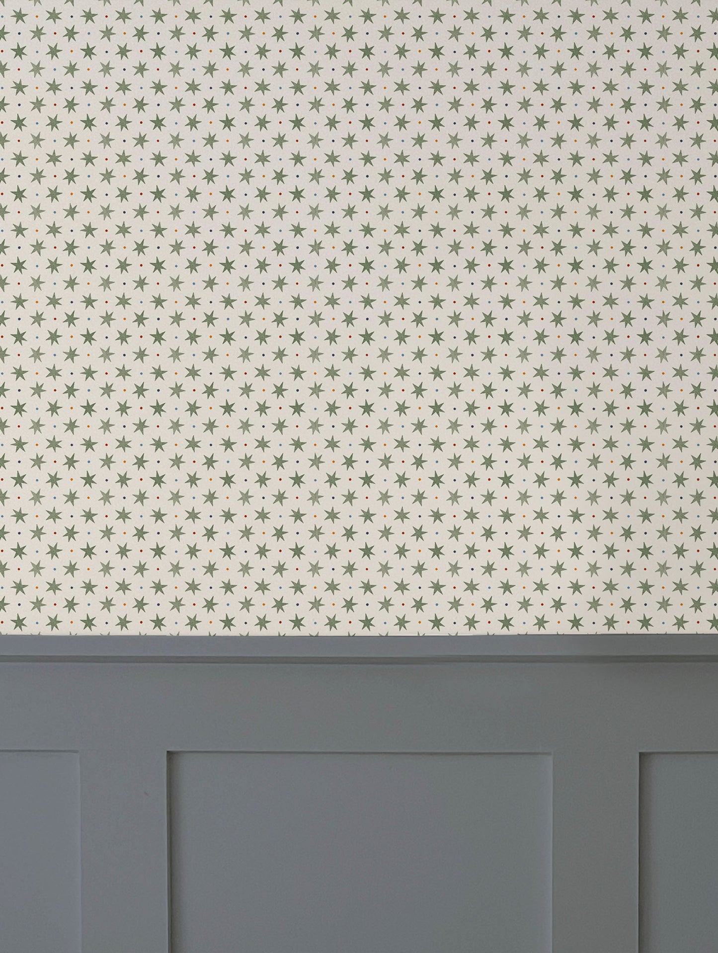 Stars & Spots Luxury Wallpaper for Kids ~ Puddle