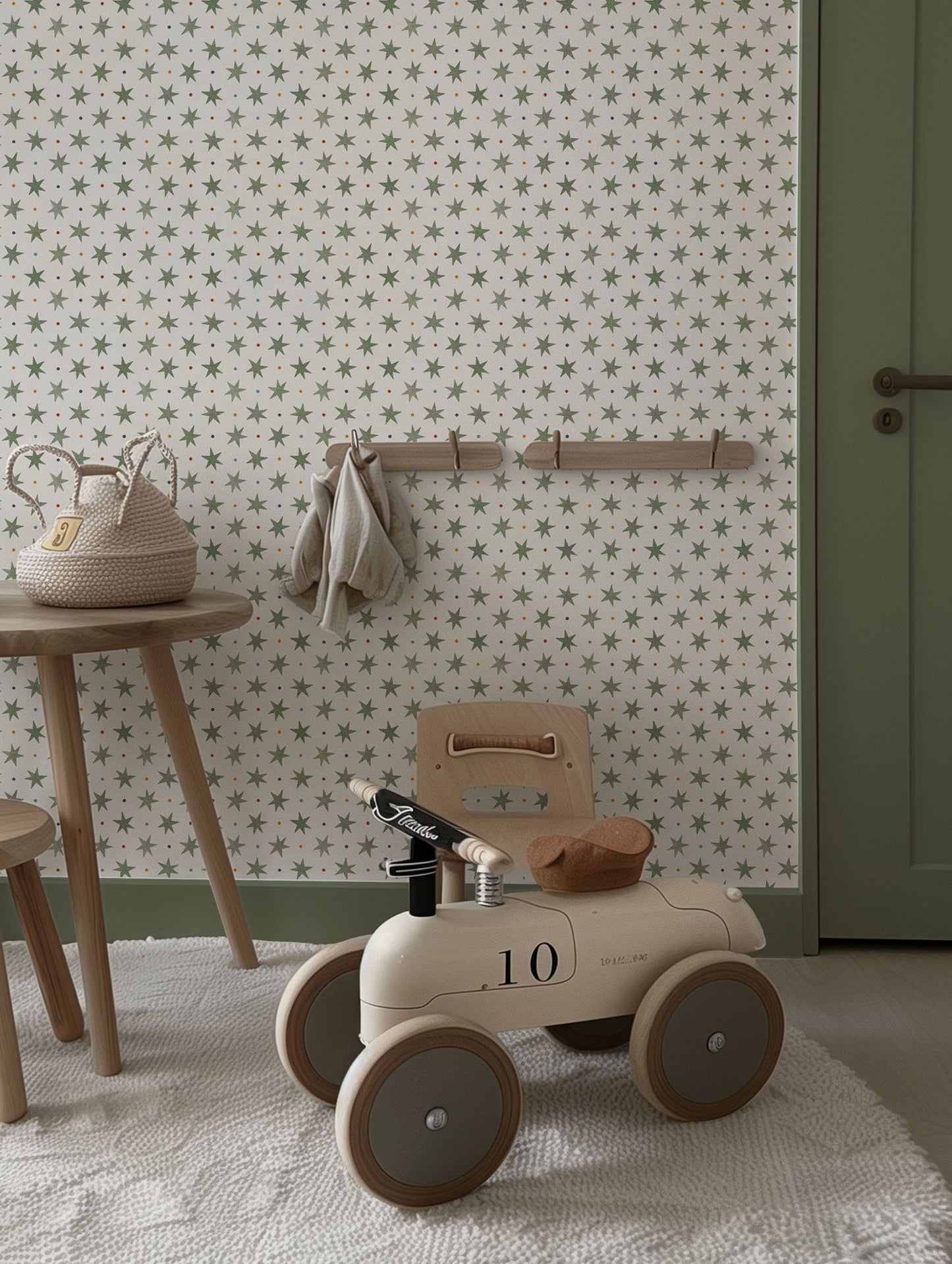 Stars & Spots Luxury Wallpaper for Kids ~ Puddle