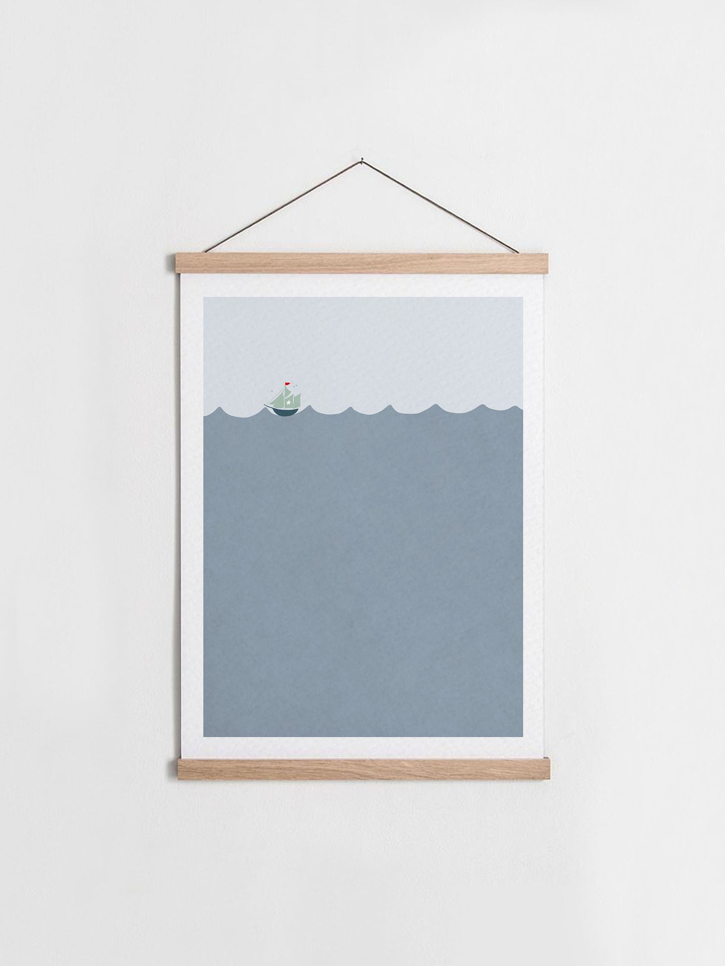 Little Boat Children's Nursery Paper Print